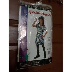 Special Mission Army Costume For Kids- Soldier Girls size Large(11-14years)